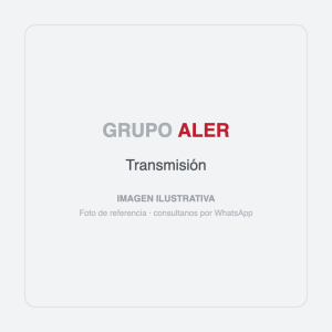 Imagen ilustrativa de repuestos de transmisión - Grupo Aler